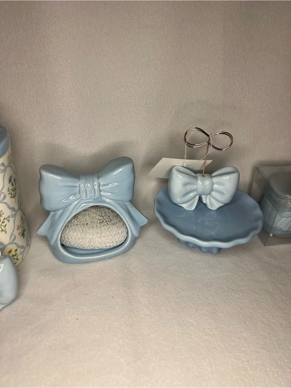 Hobby Lobby blue bow